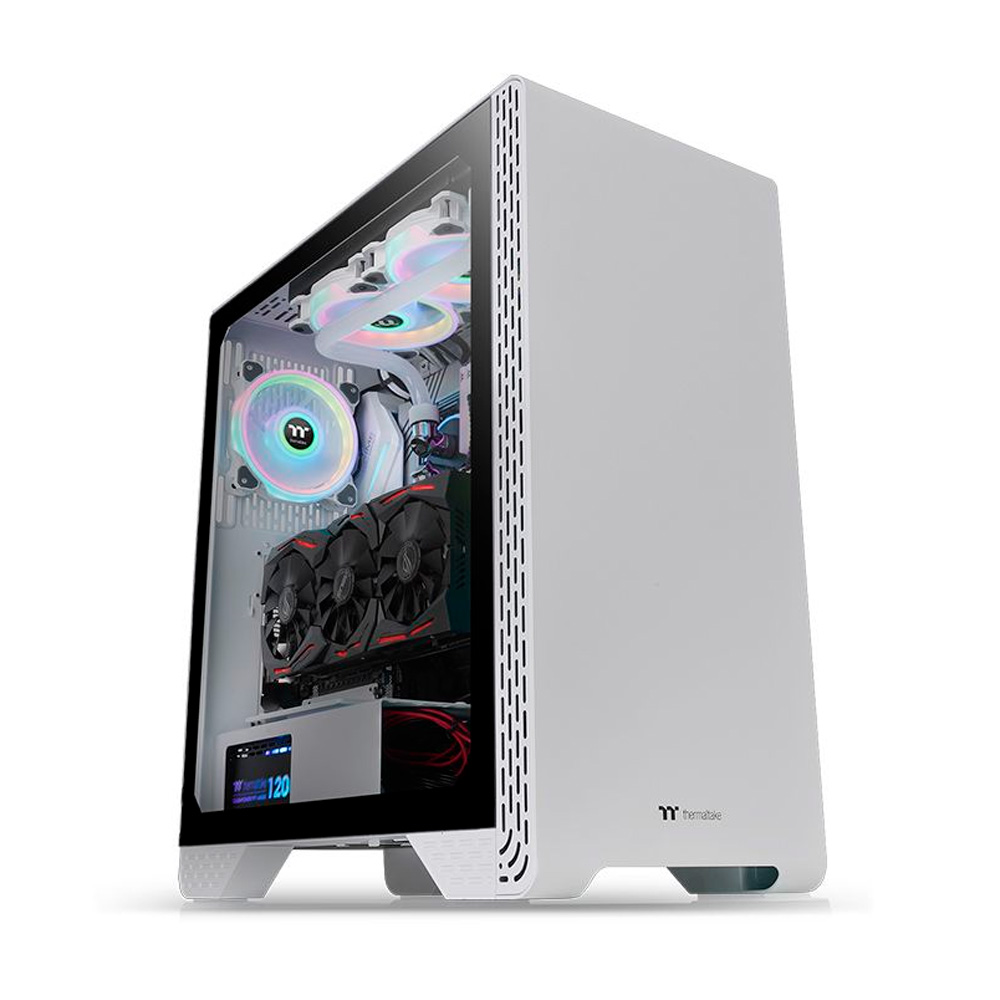 GABINETE TT S300 TG SNOW/WIN/TEMPGLASS*1/120mm FAN*1 CA-1P5-00M6WN-00#