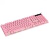 TECLADO USB GAMER VX GAMING CERBERUS ROSA LED 7 CORES - GTH200R7 - Imagem 2