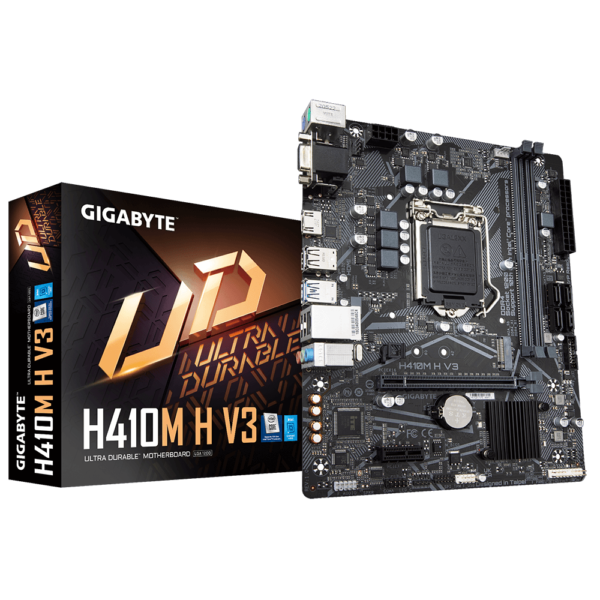 Placa Mãe Gigabyte Intel LGA1200 10Ger H410M H V3
