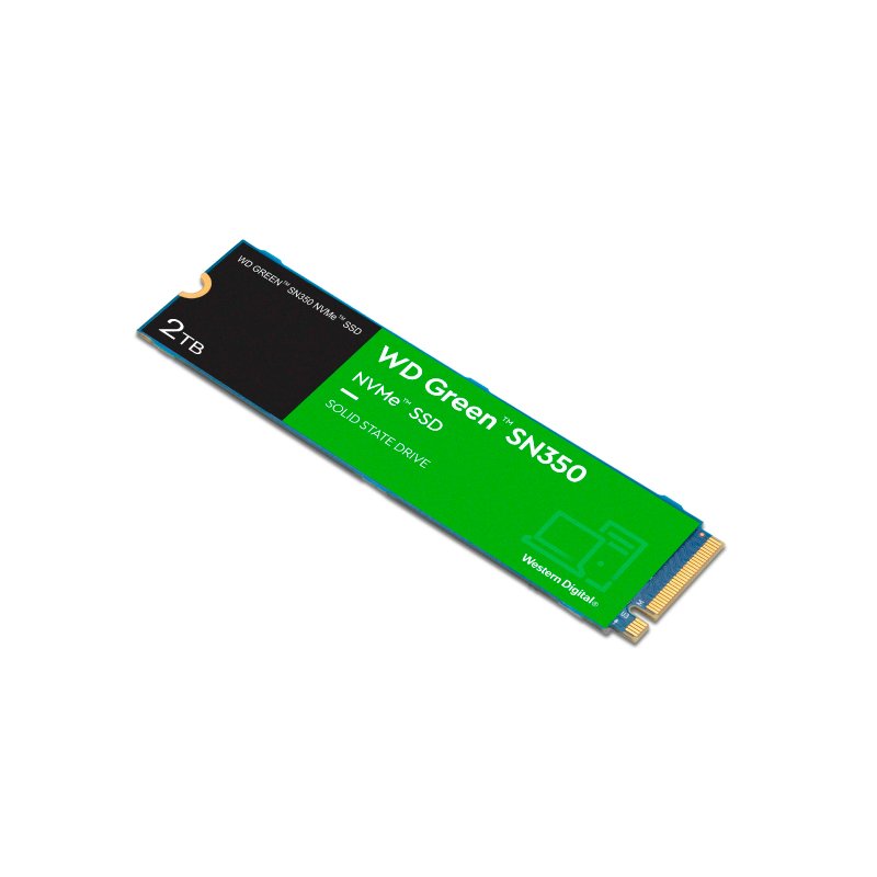 SSD WD 2tb Green M.2 2280 Sn350 Nvme Pcie Wds200t3g0c