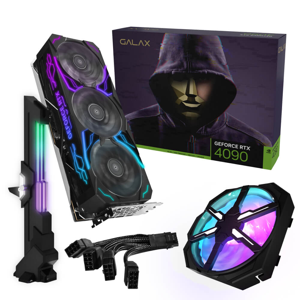 PLACA DE VIDEO NVIDIA RTX4090 24GB SG GDDR6X 384BITS GALAX 49NXM5MD6DSG - Imagem 2
