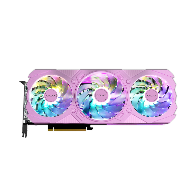 PLACA DE VIDEO NVIDIA RTX 4070 EX GAM Pink 12gb Gddr6x 192 Bits Galax Geforce - Hdmi/3x Displayport - 47nom7md7lpk - Imagem 2