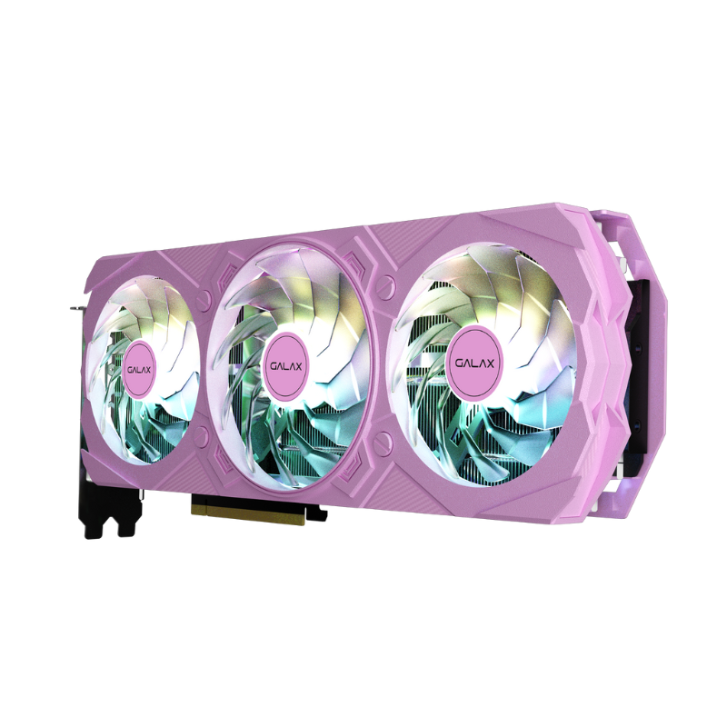 PLACA DE VIDEO NVIDIA RTX 4070 EX GAM Pink 12gb Gddr6x 192 Bits Galax Geforce - Hdmi/3x Displayport - 47nom7md7lpk - Imagem 3