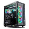 GABINETE TT CORE P6 TG 3TEMP GLASS PRETO MID TOWER CA-1V2-00M1WN-00 - Imagem 2