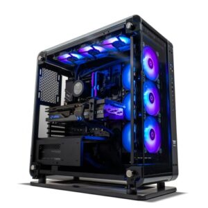 GABINETE TT CORE P6 TG 3TEMP GLASS PRETO MID TOWER CA-1V2-00M1WN-00