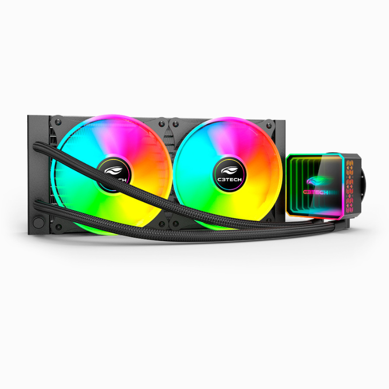 Water Cooler Fc-w240rgb 24cm Preto/rgb C3tech