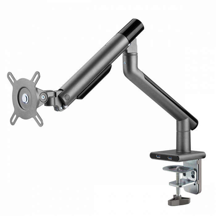 SUPORTE ARTICULADO PARA MONITOR 17'' A 32'' USB 3.0 CINZA - SM-049C - Imagem 2