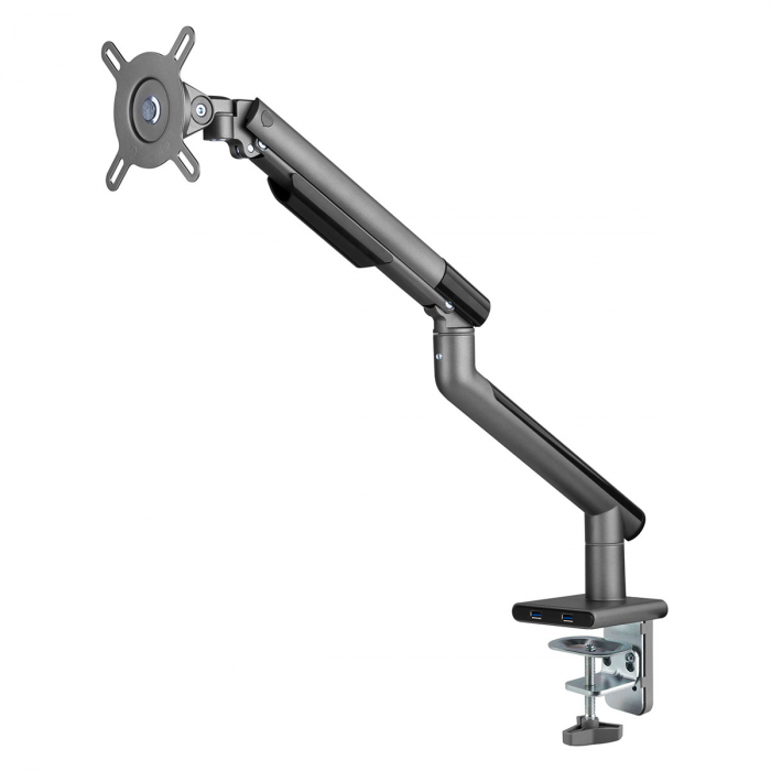 SUPORTE ARTICULADO PARA MONITOR 17'' A 32'' USB 3.0 CINZA - SM-049C - Imagem 3