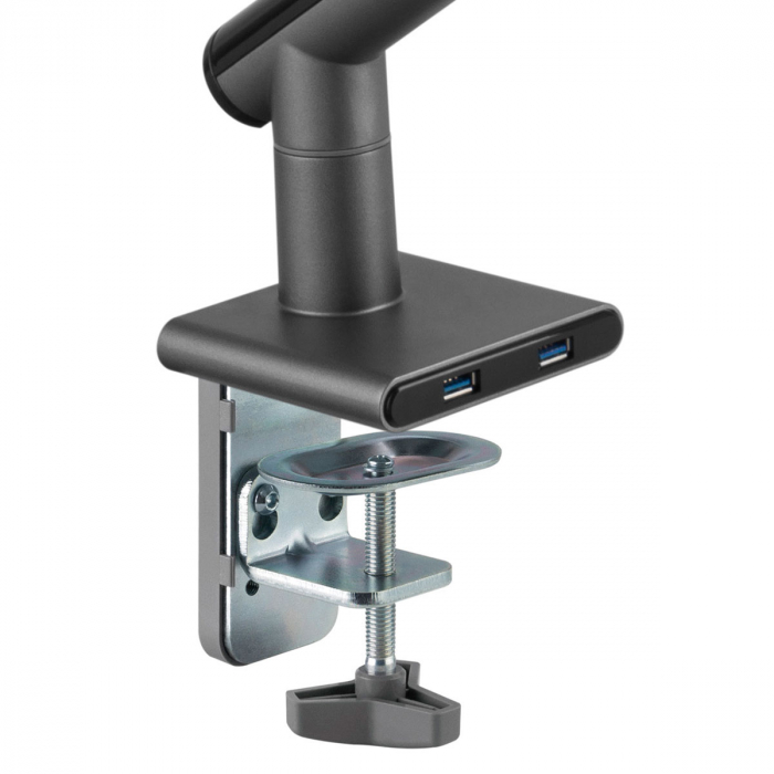 SUPORTE ARTICULADO PARA MONITOR 17'' A 32'' USB 3.0 CINZA - SM-049C - Imagem 8