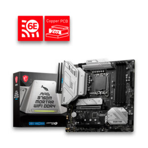 PLACA MÃE MSI MAG B760M MORTAR WIFI DDR4 INTEL LGA 1700 911-7E01-008