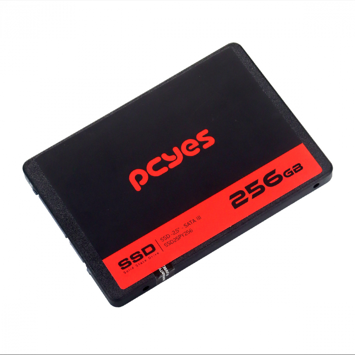 SSD PCYES PY256 256GB SATA III 2,5" LEITURA 550MB/S ESCRITA 400MB/S - SSD25PY256