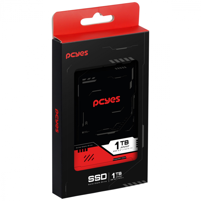 SSD PCYES PY1024 1TB SATA III 2,5" LEITURA 550MB GRAVACAO 500MB/S - SSD25PY1024 - Imagem 2