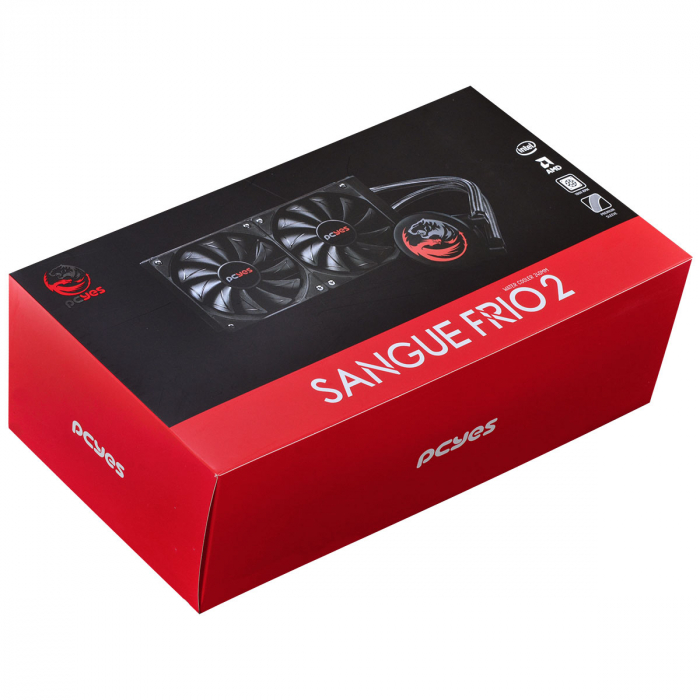 WATER COOLER SANGUE FRIO 2 240MM (INTEL/AMD) - TDP 250W - PSF2240H40PTSL - Imagem 2