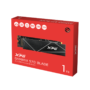 SSD Adata XPG Gammix S70 Blade 1TB M.2 2280 Nvme Pcie GEN 4 X4 Leitura 7400MB/S Gravacao 6800MB/S - AGAMMIXS70B-1T-CS