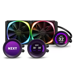WATER COOLER P/ PROCESSADOR NZXT KRAKEN 240 240MM PRETO DISPLAY LCD - RL-KN240-B1