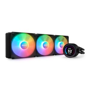 WATER COOLER NZXT KRAKEN ELITE 360 RGB DISPLAY LCD 360MM PRETO RL-KR36E-B1