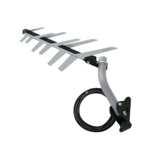 ANTENA EXTERNA DIGITAL PARA TV 2 EM 1 HDTV/UHF DTV-1500 COM MASTRO E CABO 10 METROS