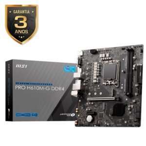 Placa MAE MSI PRO H610M - G - Intel 1700 - DDR4 - Matx - M.2