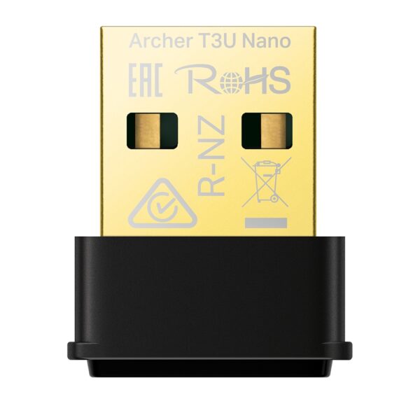 ADAPTADOR WIFI USB NANO AC1300 DUAL BAND 2.4/5GHZ ARCHER T3U