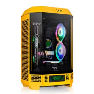 Gabinete Thermaltake The Tower 300 Bumblebee 2x140mm Ca-1y4-00s4wn-00