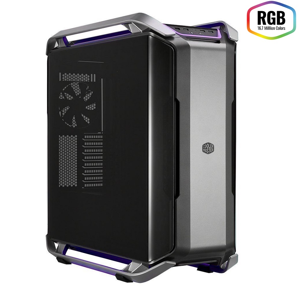 GABINETE COOLER MASTER COSMOS C700P - E-ATX FULL-TOWER RGB - LATERAL VIDRO TEMPERADO DUPLO CURVADO - MCC-C700P-KG5N-S00