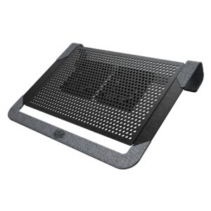 BASE PARA NOTEBOOK U2 PLUS V2 - ALUMÍNIO- 2 FANS - 80 MM - MNX-SWUK-20FNN-R1
