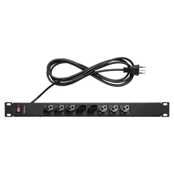 PROTETOR ELETRONICO C/ 8 TOMADAS P/ RACK EPR 208+ 3 METROS 4824302