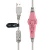 FONE DE OUVIDO HEADSET GAMER CHROMA USB 7.1 RGB ROSA - GH804 - Imagem 3