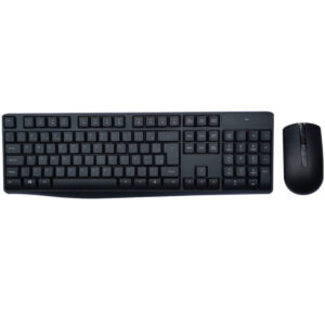 KIT TECLADO E MOUSE SEM FIO 2.4GHZ MULTIMÍDIA USB BULK COM PILHAS TC269