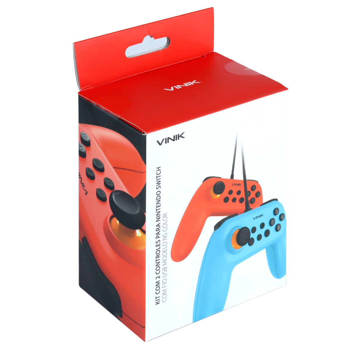 KIT COM 2 CONTROLES USB SWITCH/NINTENDO SWITCH - VINIK NS COLOR - Imagem 9