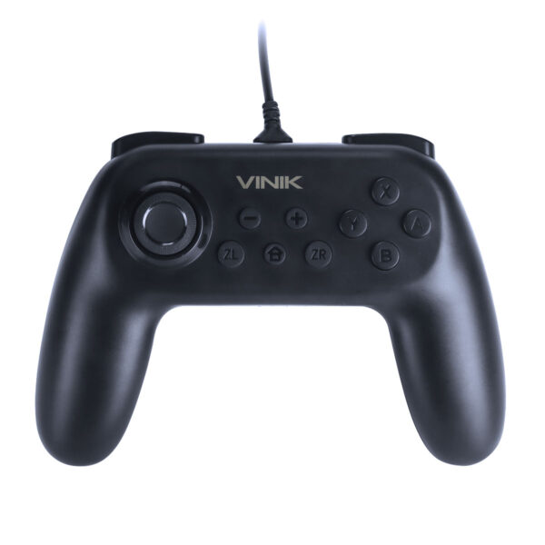 CONTROLE PARA NINTENDO SWITCH COM FIO USB MODELO NS PRETO - VINIK