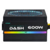 FONTE GAMER DASH 600W PRETO COM FAN LED RGB - VFG600WPR - Imagem 7