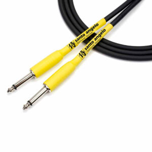 CABO DE GUITARRA SAMURAI 0,30 MM CONECTOR P10/P10 15FT 4,57 METROS PRETO