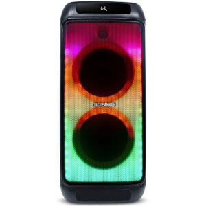 CAIXA DE SOM ATIVA ULTRABOX-6 - 600W RMS WOOFERS 2X6.5" E DRIVER 1.5" ILUMINAÇÃO GAMMA FX - EFEITOS DE DJ - TFULTRABOX6