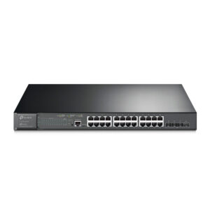 SWITCH GERENCIAVEL GIGABIT JETSTREAM L2+ COM 24 PORTAS POE+ E 4 SLOTS SFP+ 10GE SG3428XMP SMB