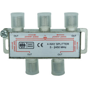DIVISOR ALTA 5-2450MHZ 4 SAÍDAS PACOTE COM 5 UNIDADES