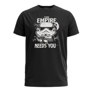 POP! TEES CAMISETA INFANTIL E POCKET POP! STAR WARS - STORMTROOPER - TAM. P