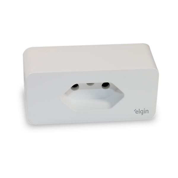 PLUGUE DE TOMADA INTELIGENTE WIFI 10A BIVOLT BRANCO - 48PLUGWIFI10