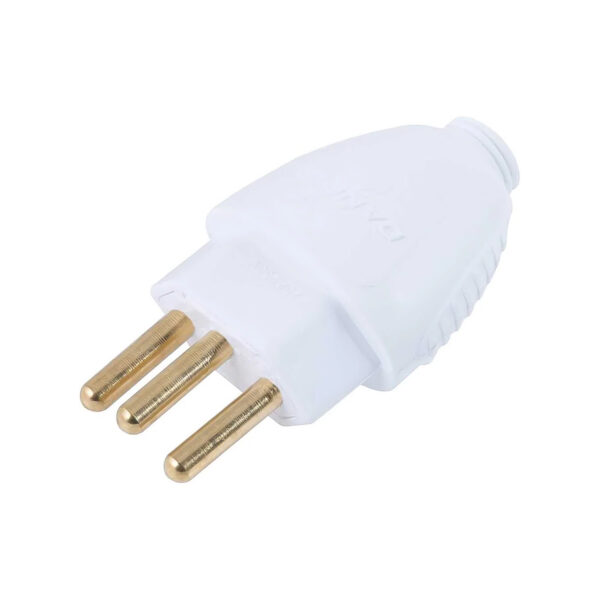 PLUGUE DESMONTAVEL 3 PINOS 2P+T 20A/250V BRANCO DN1616