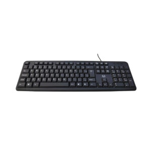 TECLADO COM FIO TF300 DESIGN SLIM CONEXAO USB CABO DE 150CM RESISTENTE AGUA PRETO TC065
