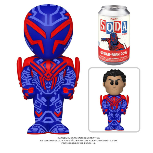 POP! SODA - HOMEM-ARANHA: ATRAVÉS DO ARANHAVERSO - HOMEM-ARANHA (CHANCE DE CHASE) 2099