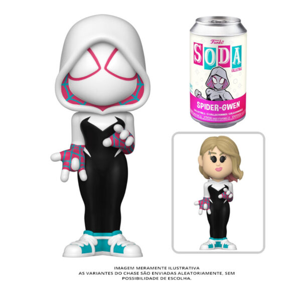POP! SODA - HOMEM-ARANHA: ATRAVÉS DO ARANHAVERSO - SPIDER GWEN (MULHER ARANHA) (CHANCE DE CHASE)