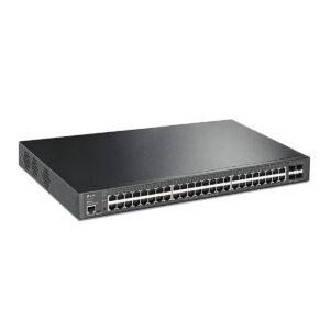 SWITCH GERENCIAVEL JETSTREAM C/ 48 PORTAS GIGABIT 10/100/1000 POE+ E 4 SLOTS SFP+ 10GETL-SG3452XP SMB