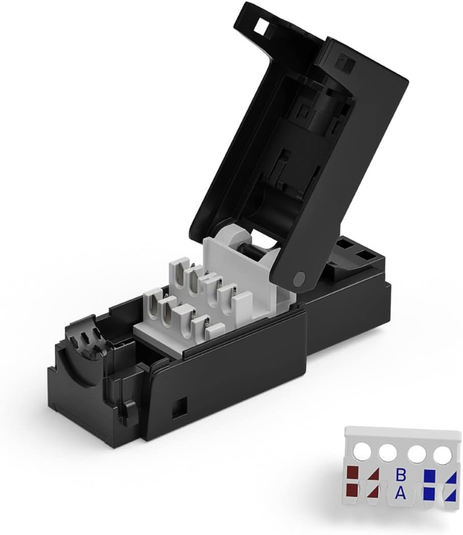 CONECTOR RJ45 MACHO CAT.6 TOOL LESS 35050211 - Imagem 2