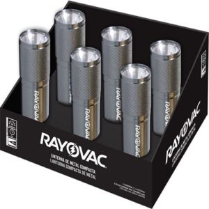 LANTERNA RAYOVAC METAL 50 LUMENS 3AAA