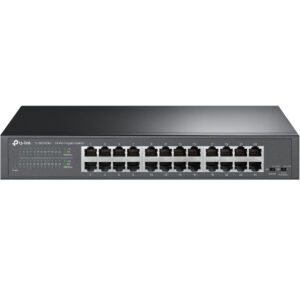 SWITCH GIGABIT 24 PORTAS 10/100/1000 MESA OU MONTAVEL EM RACK NAO GERENCIAVEL TL-SG1024D NACIONAL SMB