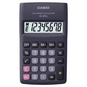 CALCULADORA DE BOLSO 8 DÍGITOS PRETA - HL-815L-BK