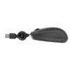 MOUSE COM FIO RETRÁTIL MR100 USB 1200 DPI PRETO - MO231 - Imagem 3