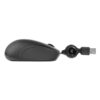 MOUSE COM FIO RETRÁTIL MR100 USB 1200 DPI PRETO - MO231 - Imagem 4
