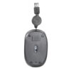 MOUSE COM FIO RETRÁTIL MR100 USB 1200 DPI PRETO - MO231 - Imagem 5